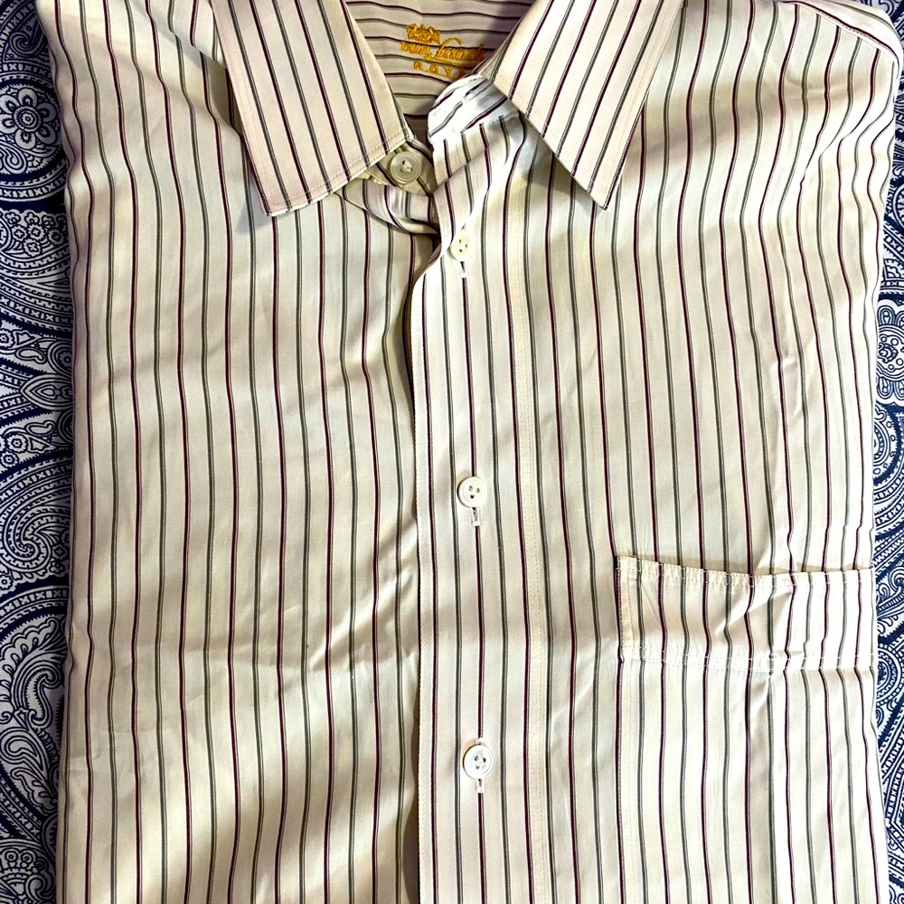 VAN LAACK men’s dress shirt size large